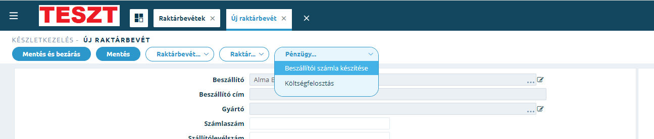 Smartfront ÁFD 5.12 > Beszállítói számla rögzítése folyamatleírás > raktárbevétből szla.png