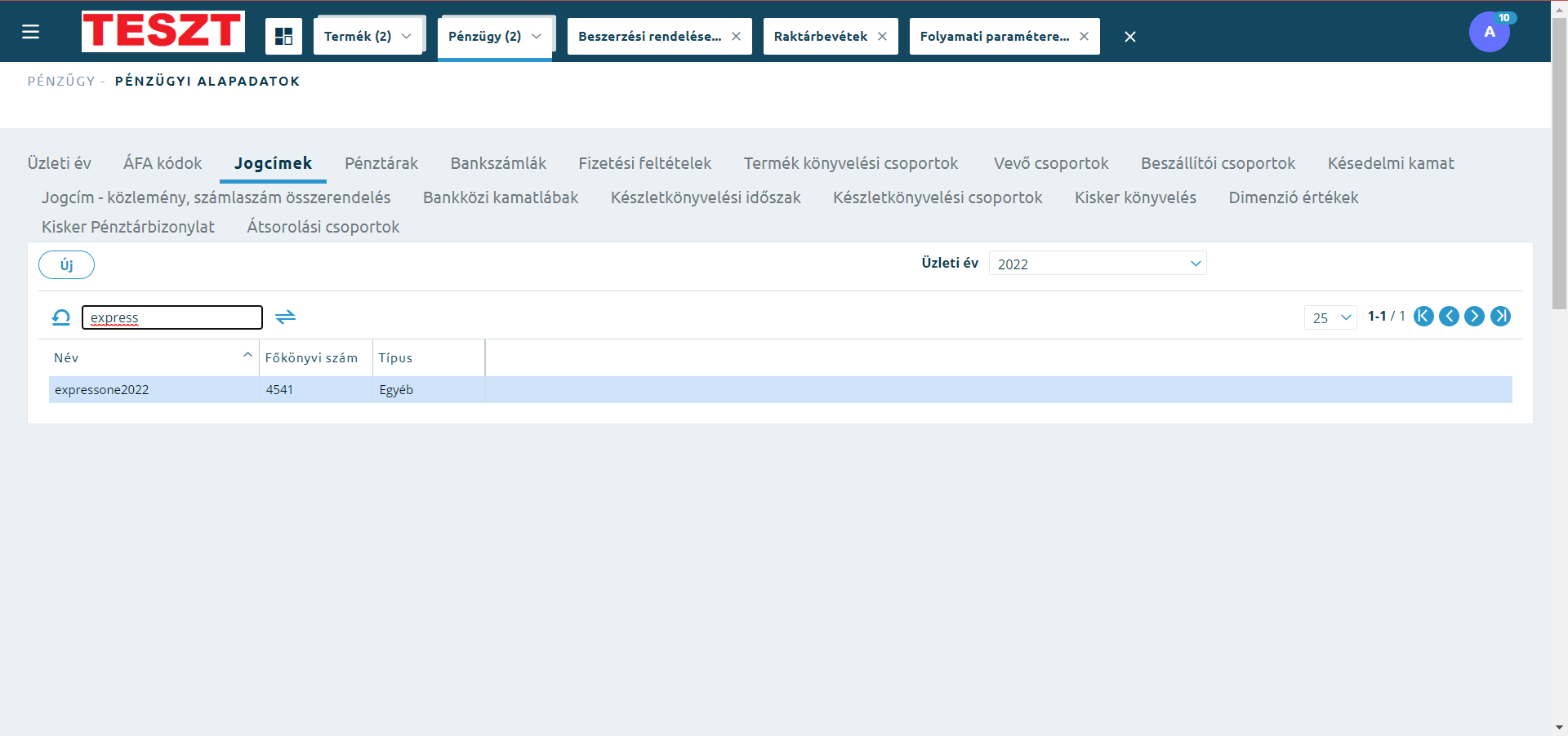 Smartfront ÁFD 5.19 > Bankszámlakivonat import - Express One > expressone 1.png